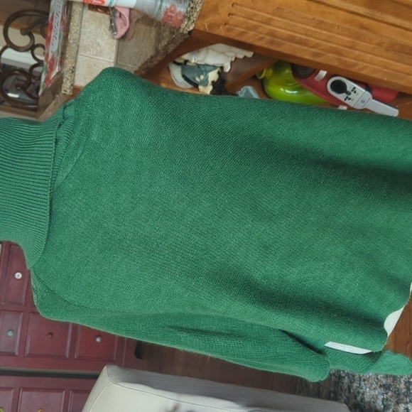 Green Bay Packers NFL Green Crystal Bling soft Knit Poncho One-size Sweater S/L - Picture 5 of 8